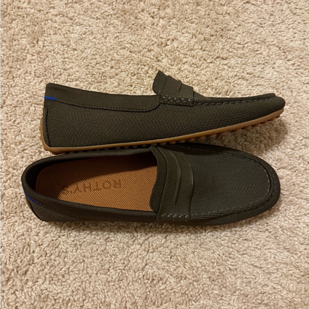 Rothy's Brown Herringbone Loafers 11.5 M - Like New